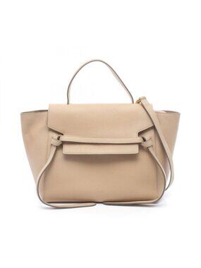 Celine Belt Bag Mini 2-Way Beige Leather
